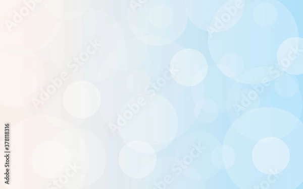 Obraz Abstract light blue background with bokeh.