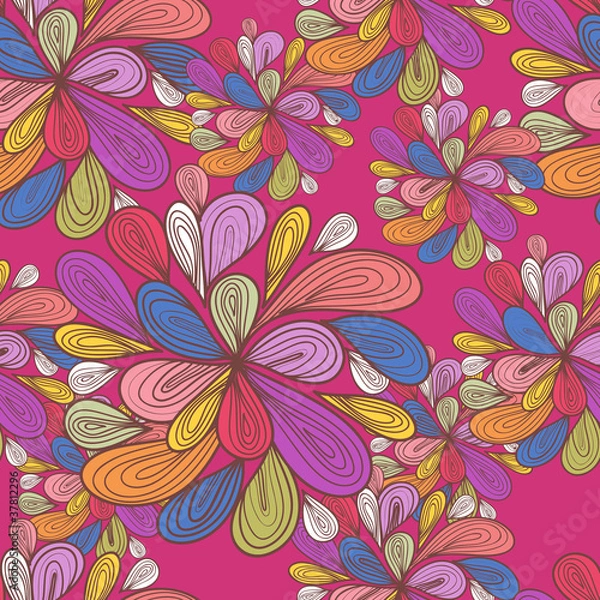 Obraz Seamless abstract vector pattern