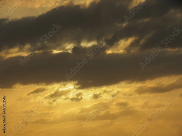Obraz clouds at sunset