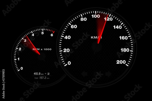 Obraz Tachometer gauge