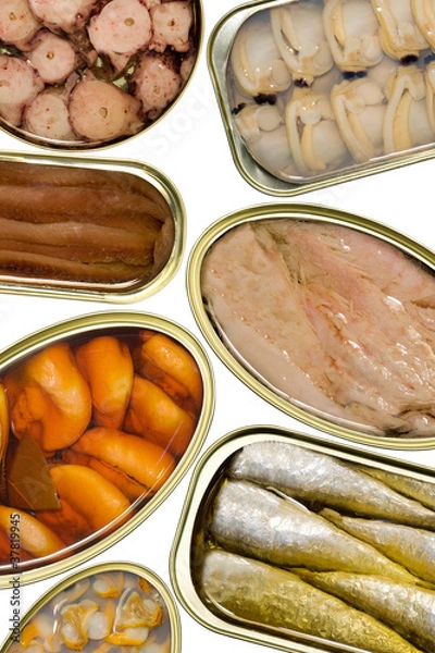 Obraz Collage conservas 1