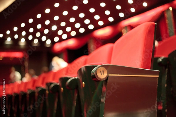 Obraz siedzenia teatralne