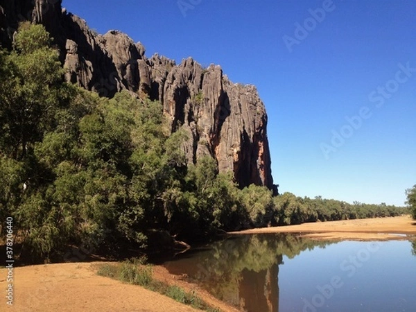 Obraz Windjana gorge cliffs