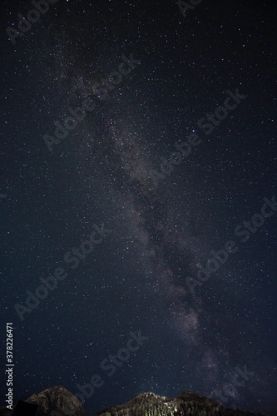 Fototapeta night sky with stars