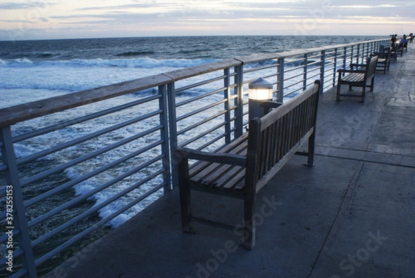 Obraz Pier bench