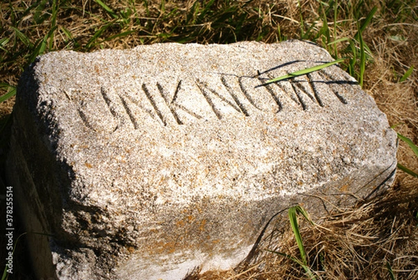 Obraz Unknown grave marker