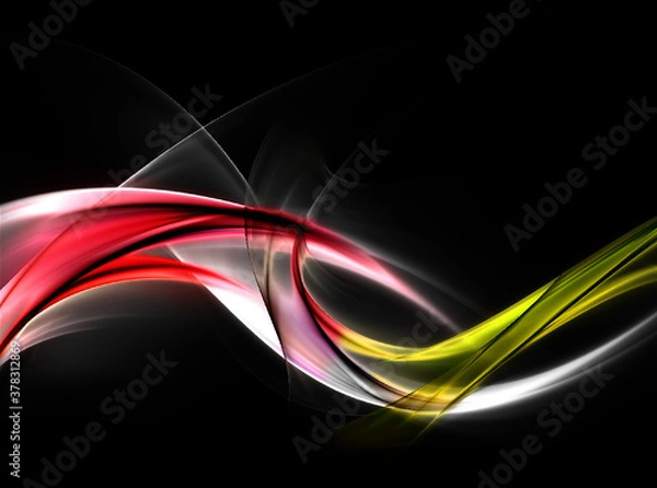 Fototapeta abstrakcja czarna