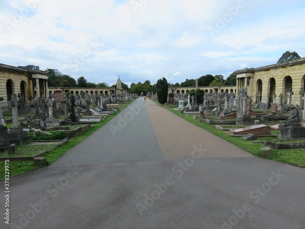 Obraz Brompton Cemetery, London