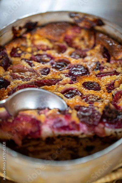 Fototapeta clafoutis