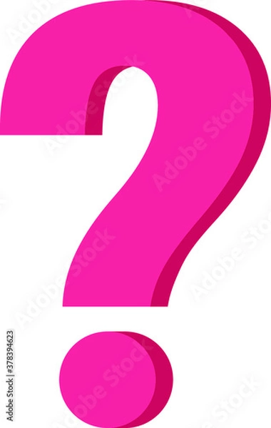 Fototapeta question mark vector 