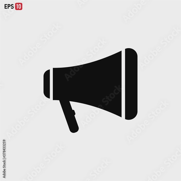 Fototapeta Megaphone icon vector . Loudspeaker sign