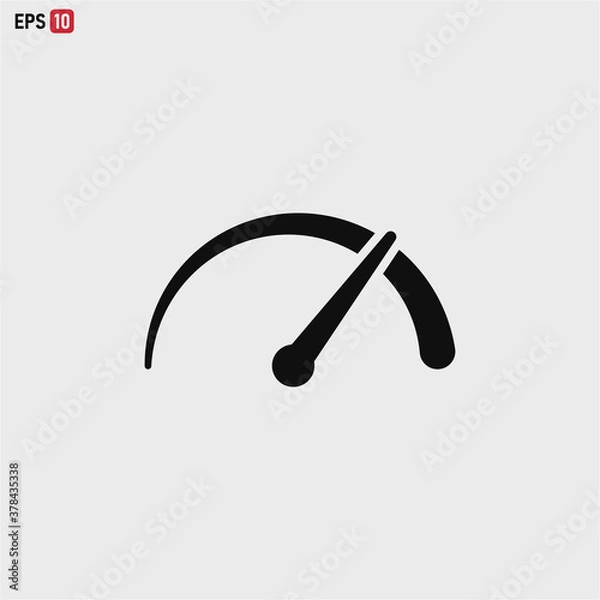 Fototapeta Speedometer icon vector . Speed sign
