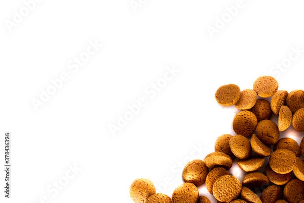 Obraz Pepernoten candy on white background