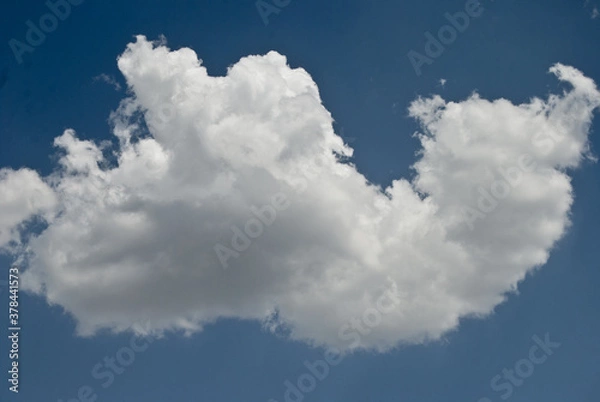 Obraz blue sky and white cloud