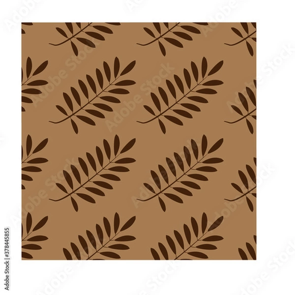Obraz floral pattern with leaves on different backgrounds