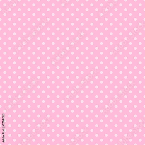 Fototapeta White polka dot background pattern