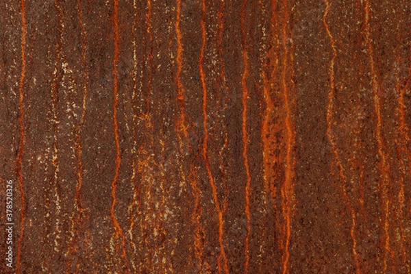 Obraz Rusty metal, rough, dirty, texture, old, dark, background.