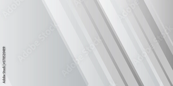 Fototapeta Modern white gray abstract web banner background creative design 