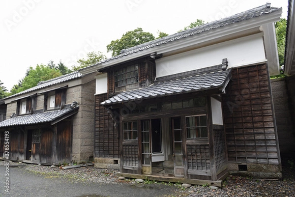Fototapeta 北海道開拓の村「旧青山家漁家住宅」