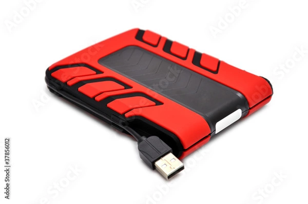 Fototapeta portable hard disk