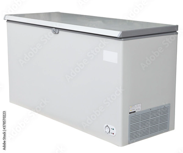Fototapeta Commercial chest freezers are a great way of keeping products frozen that require constant access to.