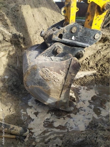 Obraz устранение утечки на теплосетях