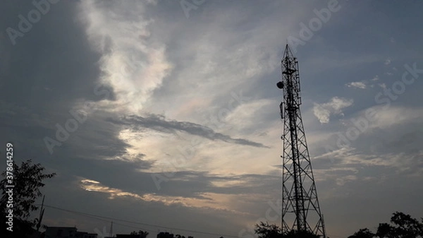 Fototapeta timelapse clouds timelapse