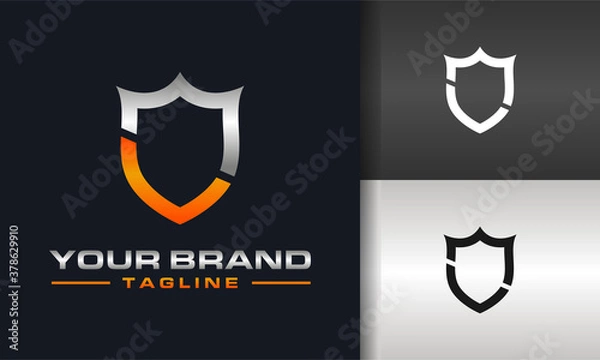 Fototapeta strong shield logo