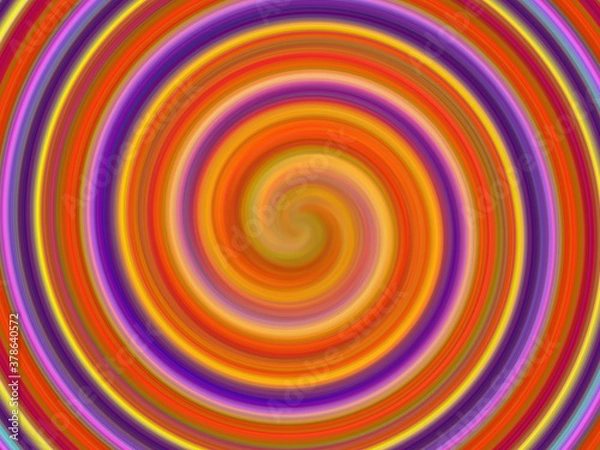 Obraz Abstract colorful spiral background