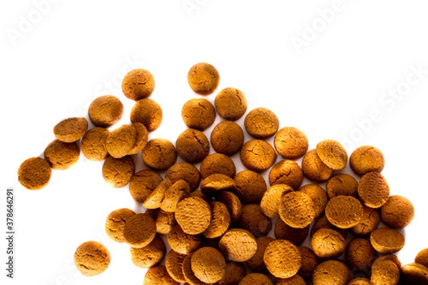 Obraz Pepernoten candy on white background