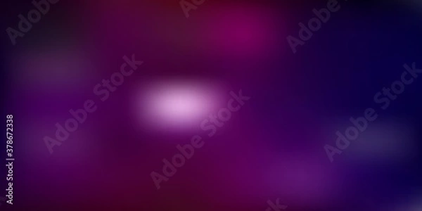 Fototapeta Dark blue, red vector abstract blur pattern.