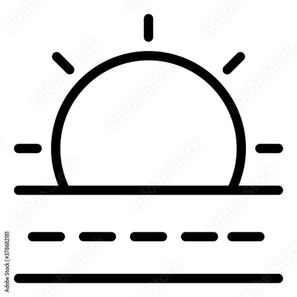 Fototapeta Holidays line style icon. suitable for your creative project.