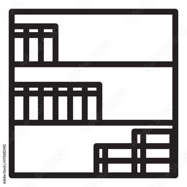 Fototapeta furniture outline style icon. suitable for your creative project.