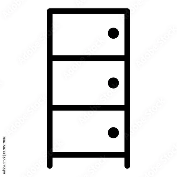 Fototapeta furniture outline style icon. suitable for your creative project.
