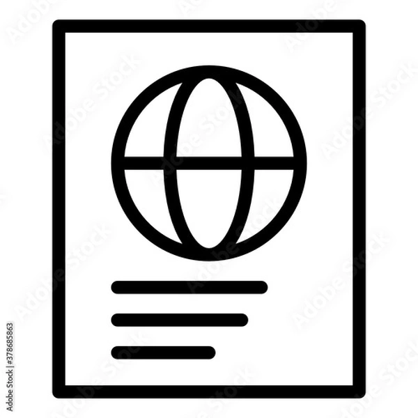 Fototapeta hotel service line style icon. suitable for your creative project.