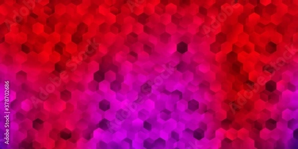 Obraz Light purple, pink vector template with abstract forms.