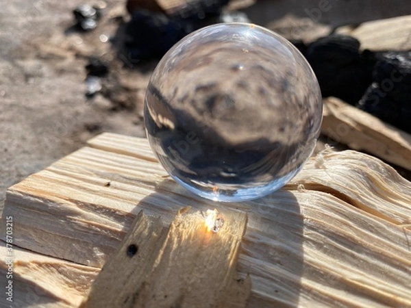 Obraz crystal ball on the beach