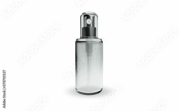 Fototapeta Spray Bottle Mockup 3D Rendering  Design