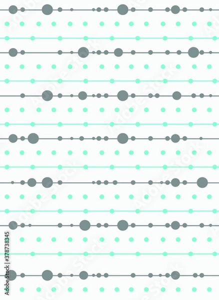 Obraz simple geometric background with dots and lines