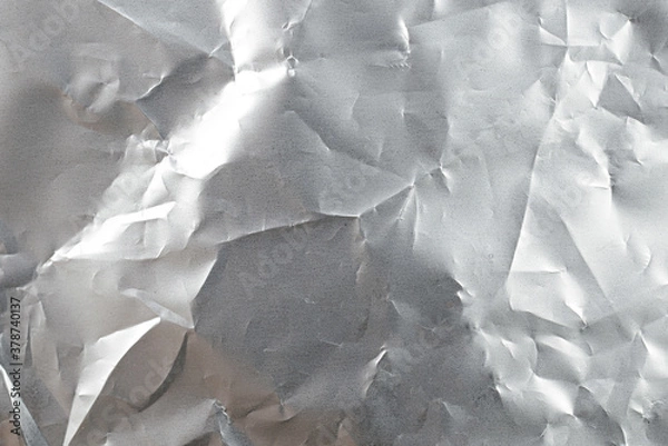 Fototapeta Aluminium foil texture premium luxury surface