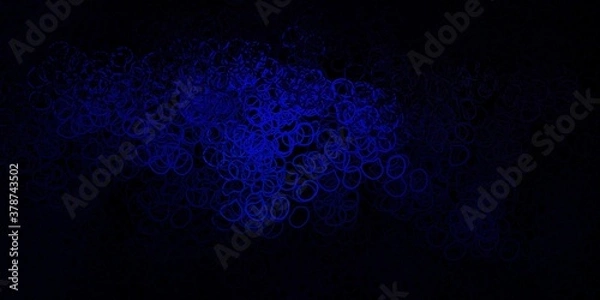 Obraz Dark gray vector template with abstract forms.