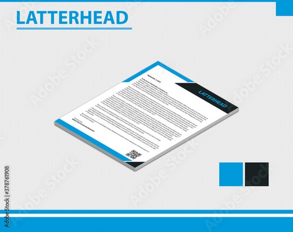 Obraz Letterhead design  