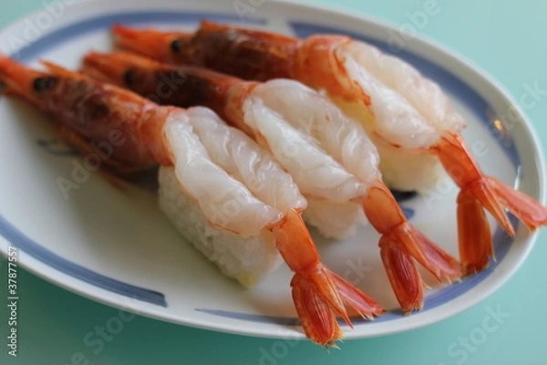 Fototapeta エビの寿司