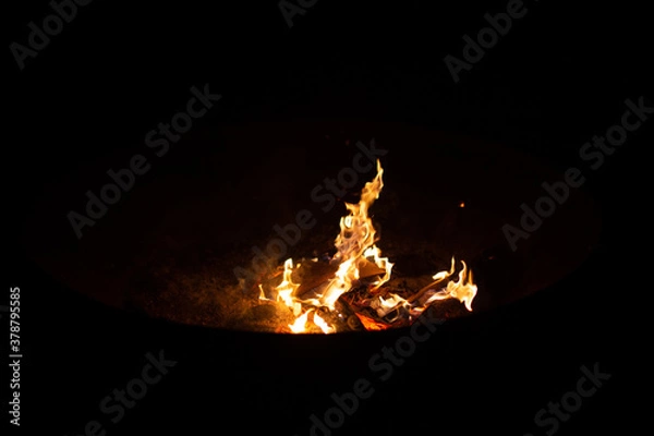 Fototapeta Fire at night