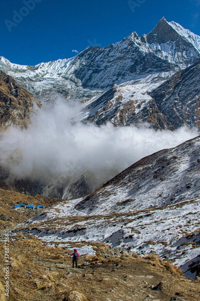 Obraz MACHHAPUCHRE, FISHTAIL, ANNAPURNA BASE CAMP, TREKKING MONSOON NEPAL