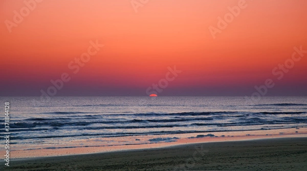 Obraz beautiful sunset over the ocean