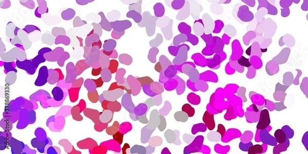 Fototapeta Light multicolor vector pattern with abstract shapes.