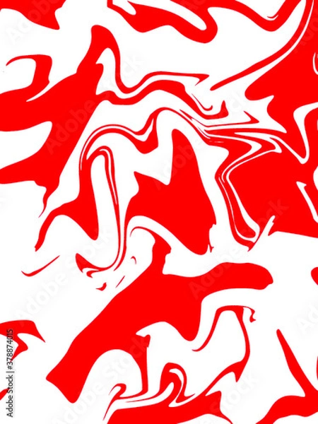 Fototapeta light red and white abstract banner watercolor luxury liquid pattern color on white.