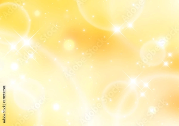 Fototapeta 秋のイメージ　秋色の水玉模様　琥珀色のグラデーション背景色