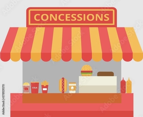 Obraz Free Concession Stand Vector